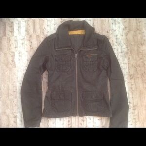 Superdry Genuine Distressed Leather Jacket